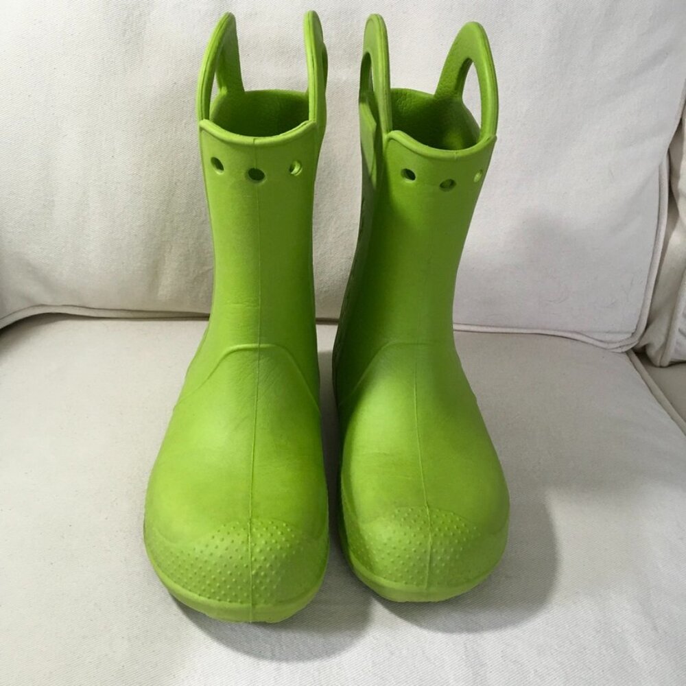 Unisex CROCS Kids Handle It Junior Rain Boots - Picture 3 of 7